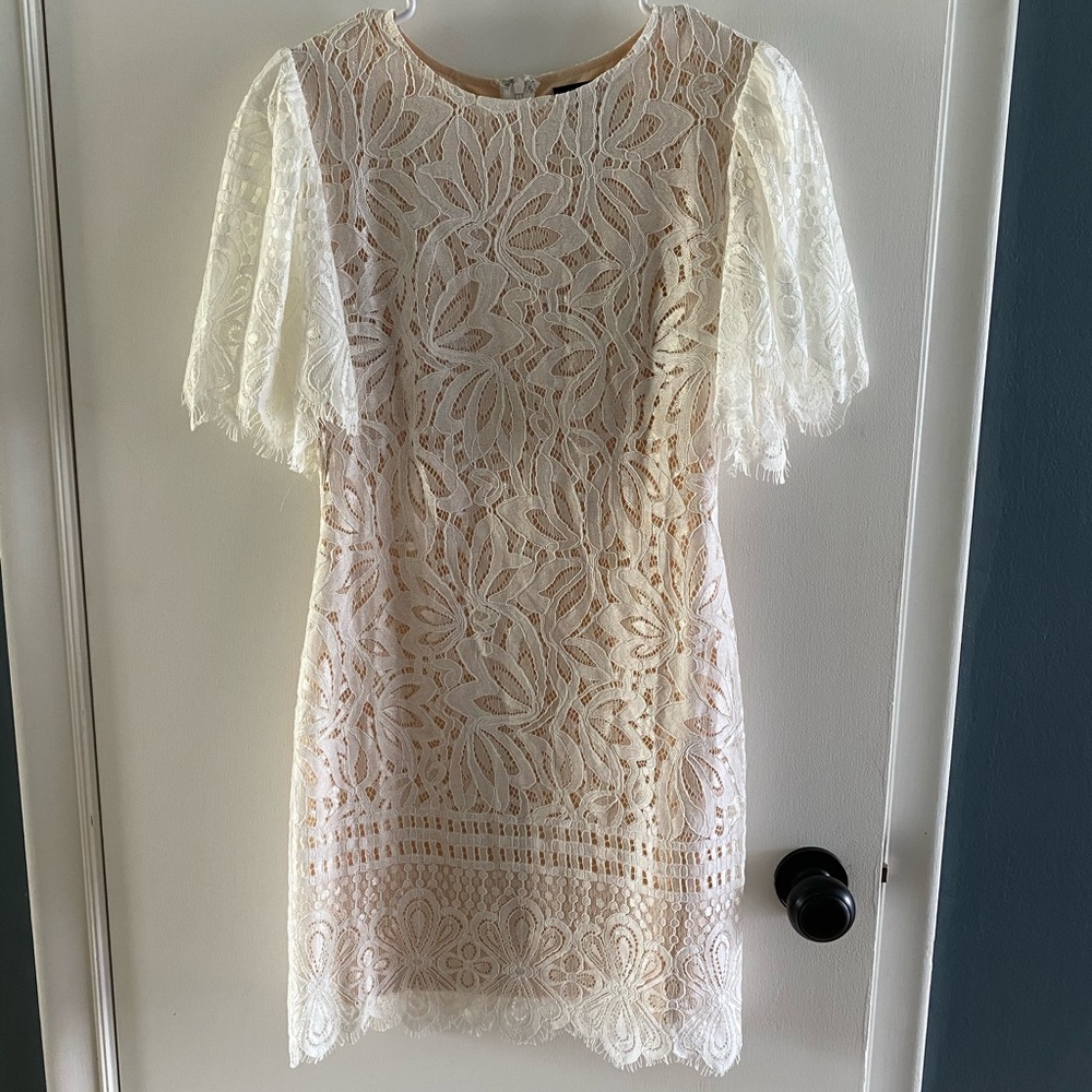 Ivory lace dress